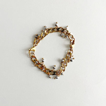 Bracelet - Gouttes argentées