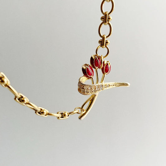 Collier "Les Tulipes"