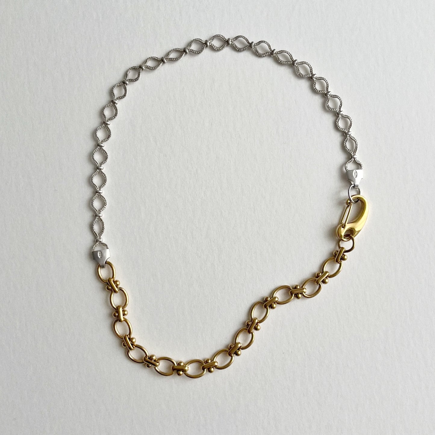 Collier maille argent 925 italienne