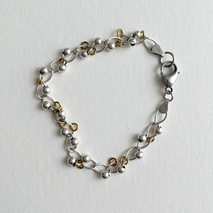 Bracelet - Argent 925 et acier inoxydable