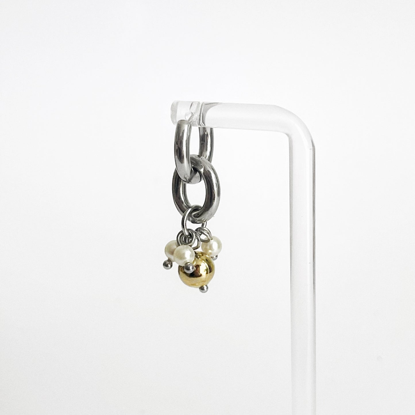 Boucle d'oreille - Perles mixtes