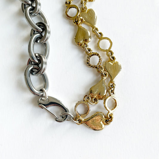 Collier mix coeurs