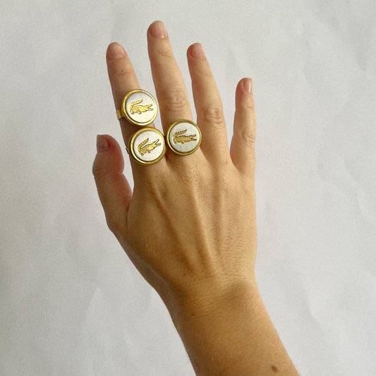 Bague - Bouton Lacoste