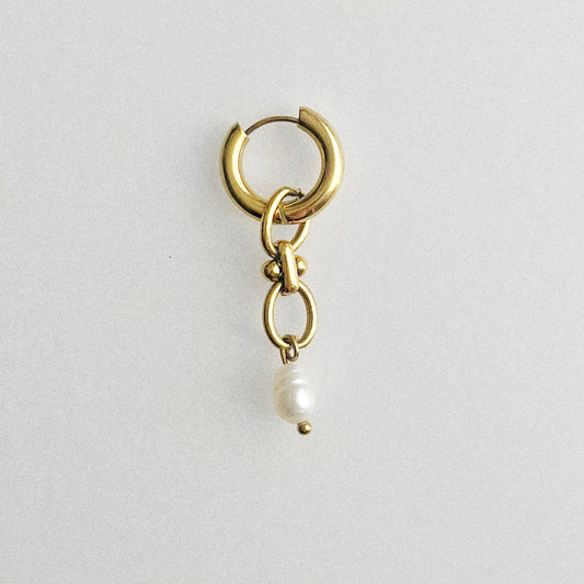 Boucle d'oreille - Perle d'eau douce