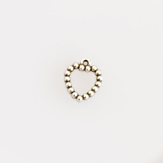 Collier coeur argenté - P23.22