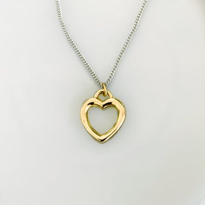 Collier coeur doré - P23.17