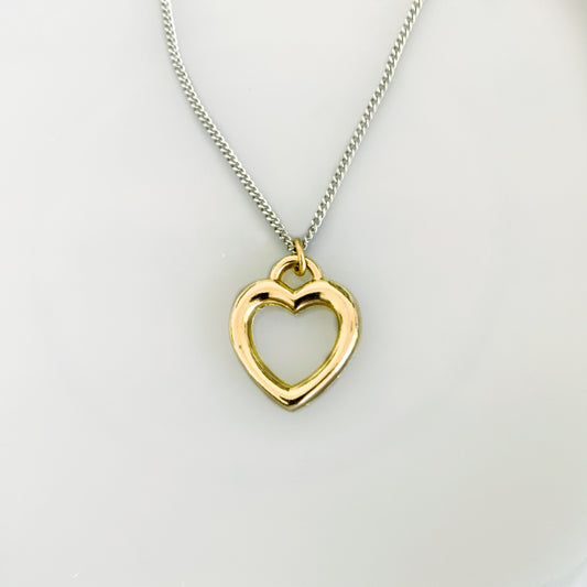 Collier coeur doré - P23.17