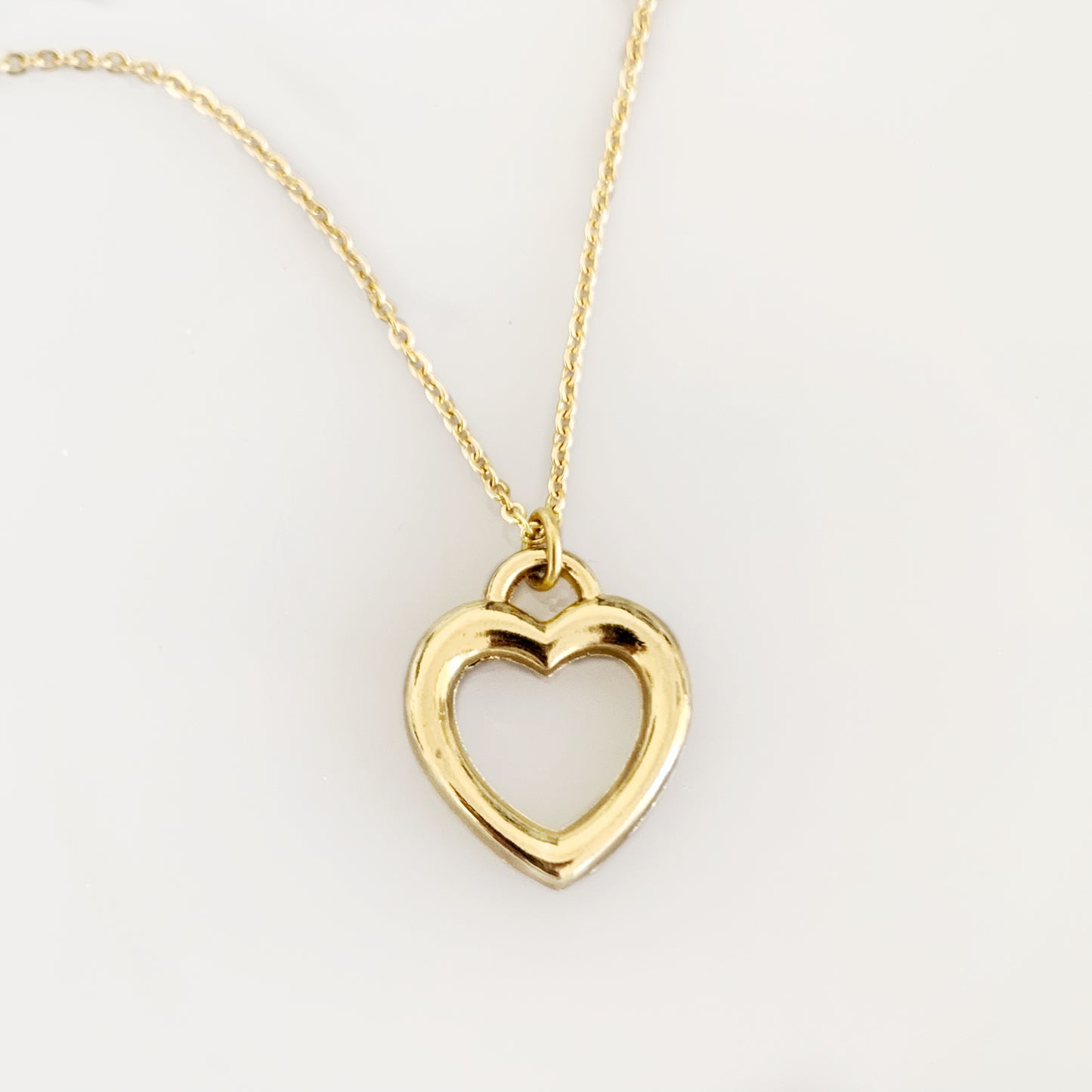 Collier coeur doré - P23.17