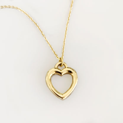 Collier coeur doré - P23.17