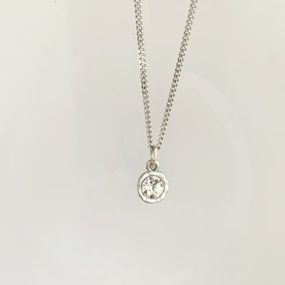Collier pendentif strass - P23.21